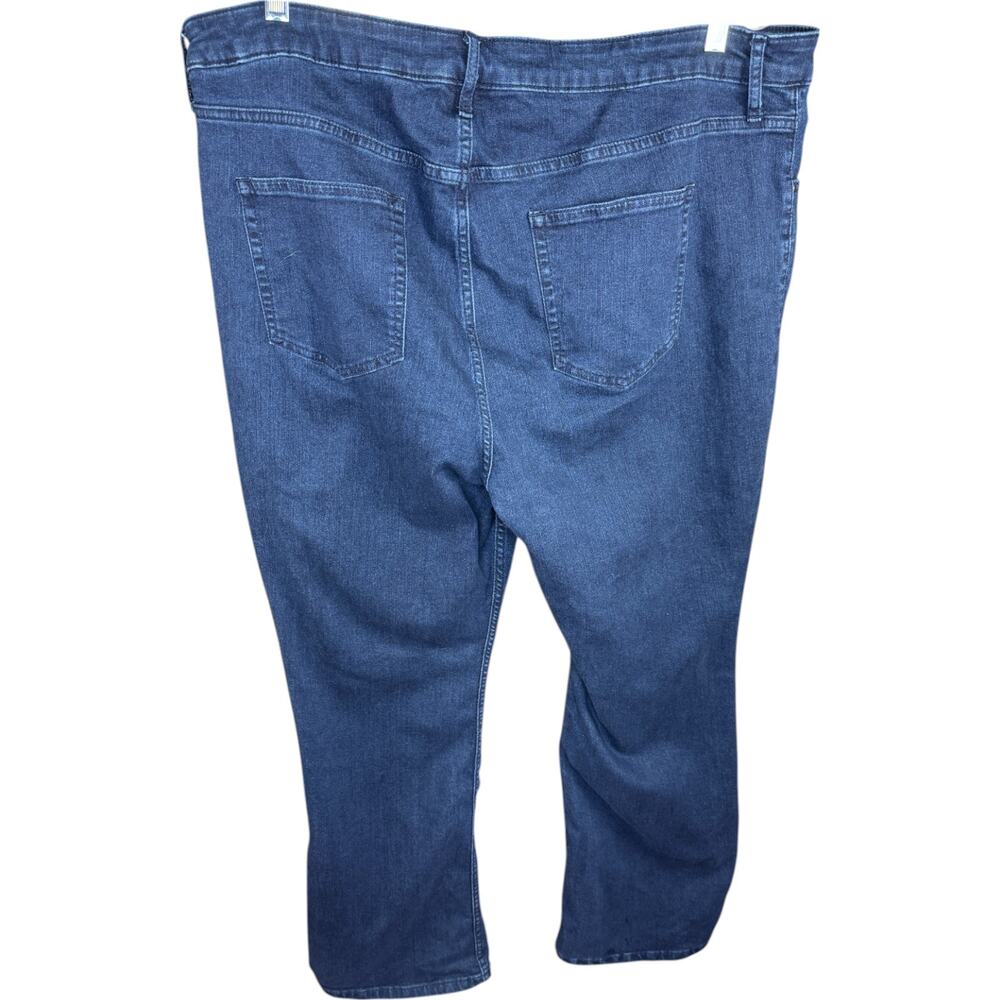 BEAUTIFUL by Lawrence Zarian Regular Baby Boot Jean- Indigo Dark Rinse 24 Plus - Picture 12 of 12
